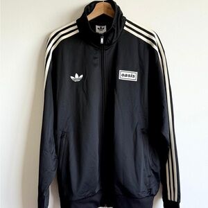 Oasis Black and White Adidas Track Jacket tour 2025.